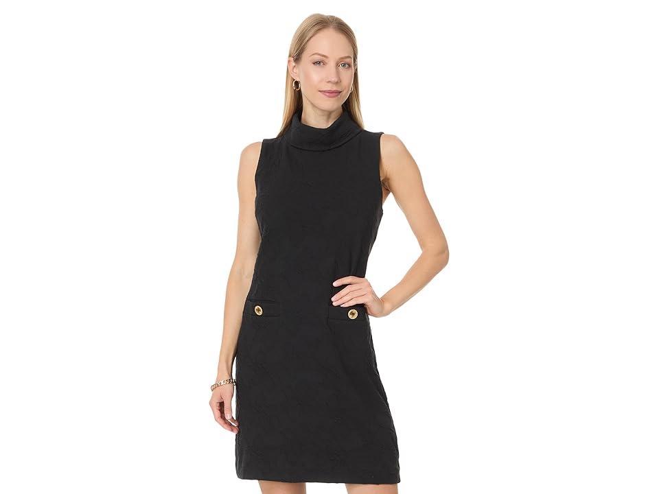 Lilly Pulitzer Daisee Shift (Noir Knit Pucker Jacquard) Women's Dress Product Image