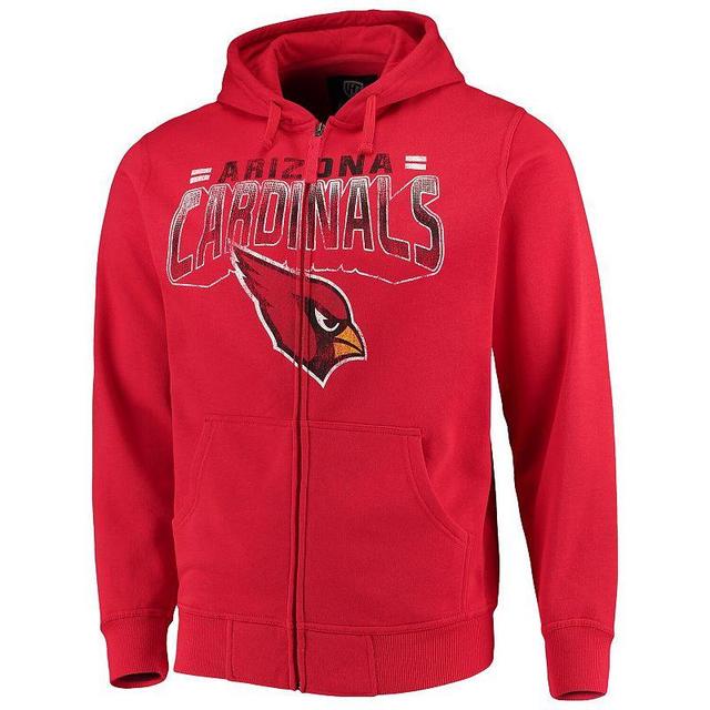 Mens G-iii Sports by Carl Banks Cardinal Arizona Cardinals Perfect Season Full-Zip Hoodie Product Image