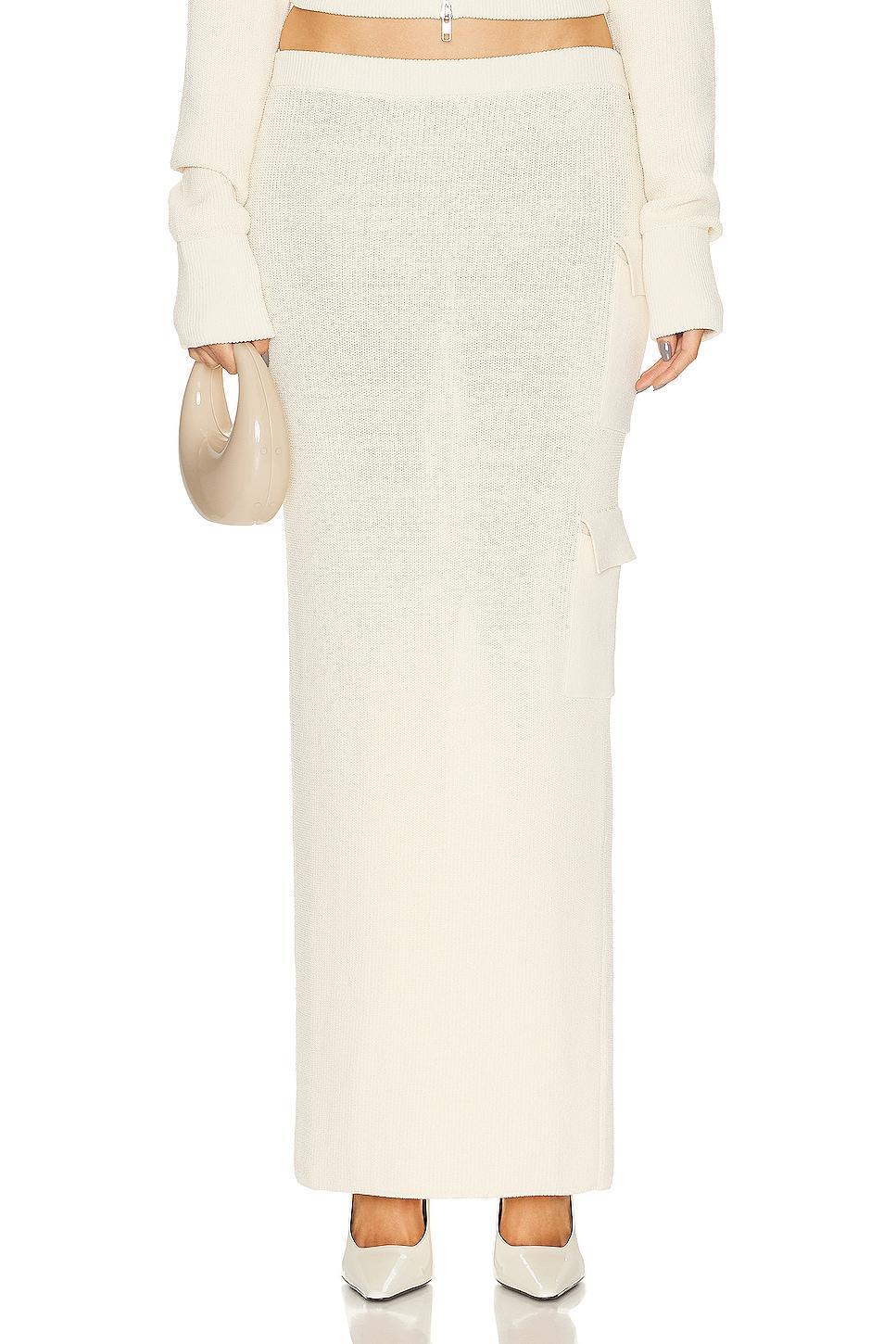 Aya Muse Rutu Dress in Cream. Size M. Product Image