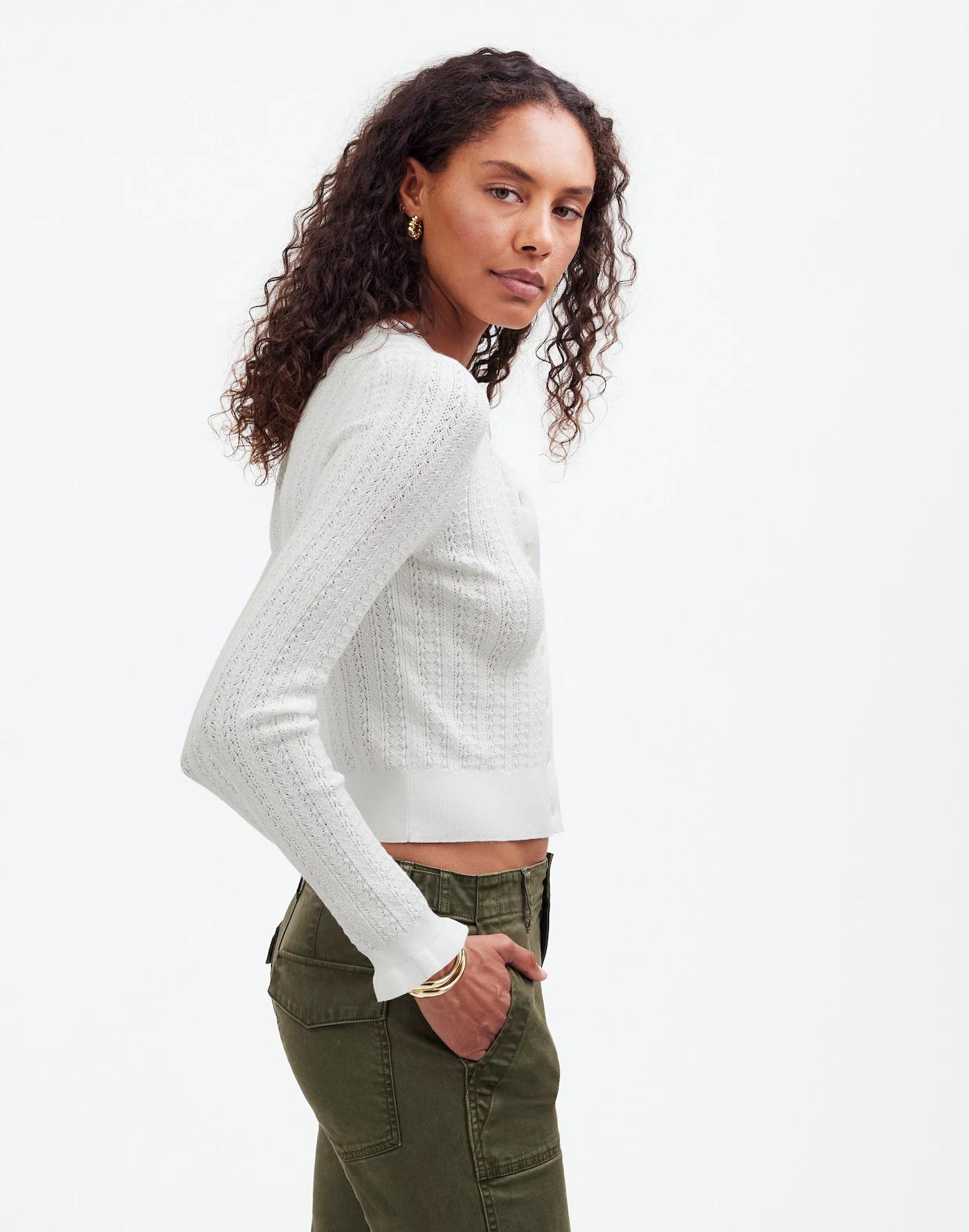 The Signature Open-Knit Cardigan Product Image