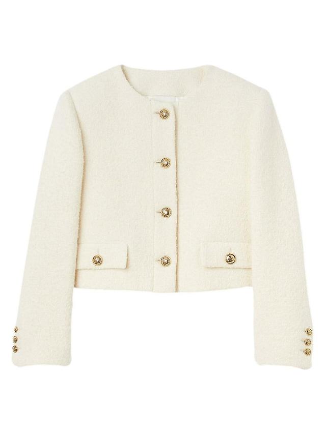 sandro Walle Boxy Crop Jacket Product Image