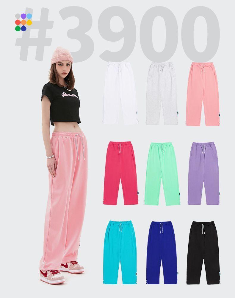 330g Loose-Fit Drawstring Sweatpants in 9 Colors Product Image