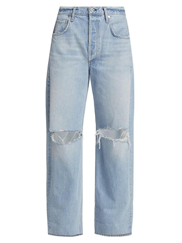 Womens Ayla Baggy Wide-Leg Jeans Product Image