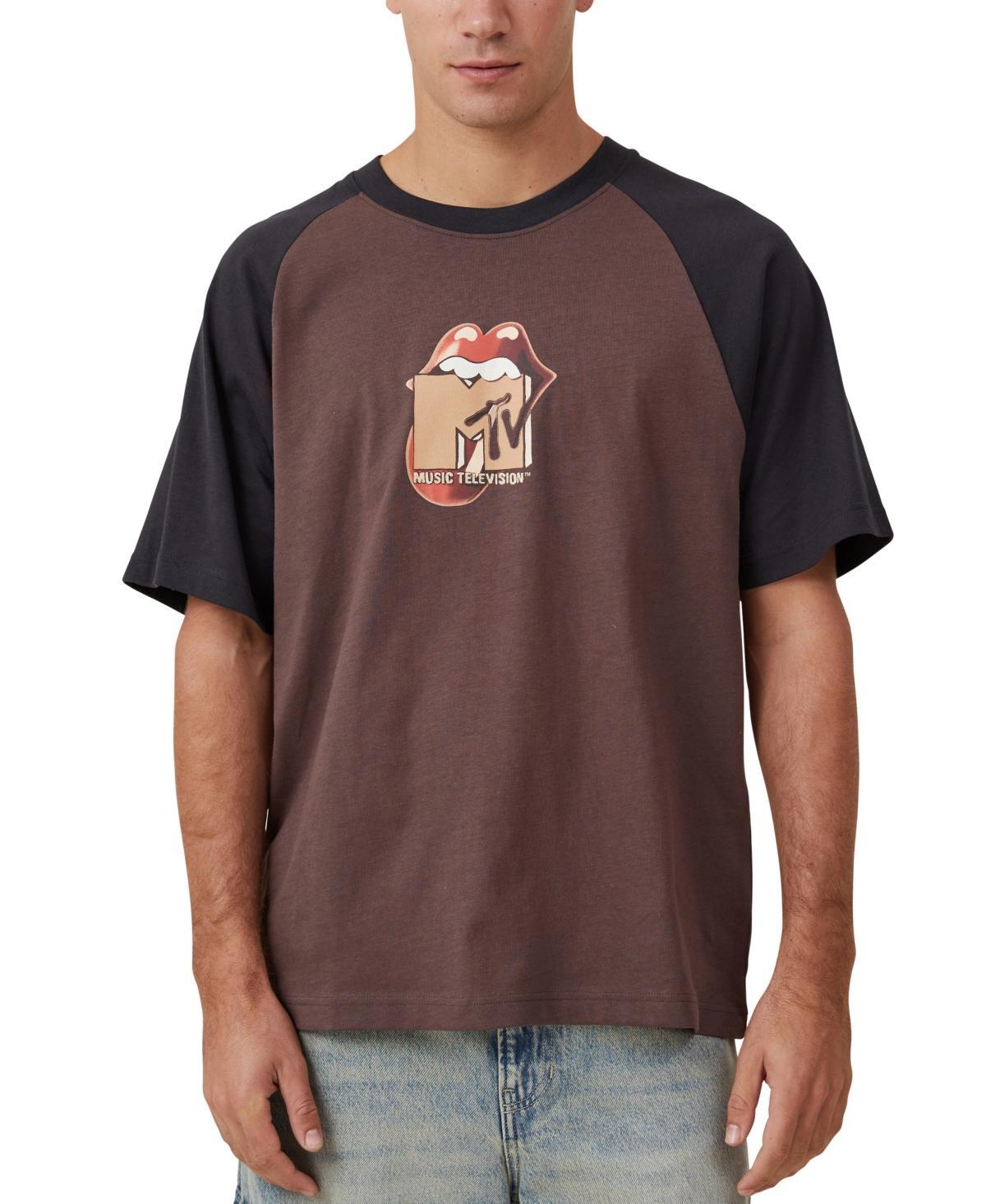 Cotton On Mens Mtv X Rolling Stones Loose Fit T-Shirt Product Image