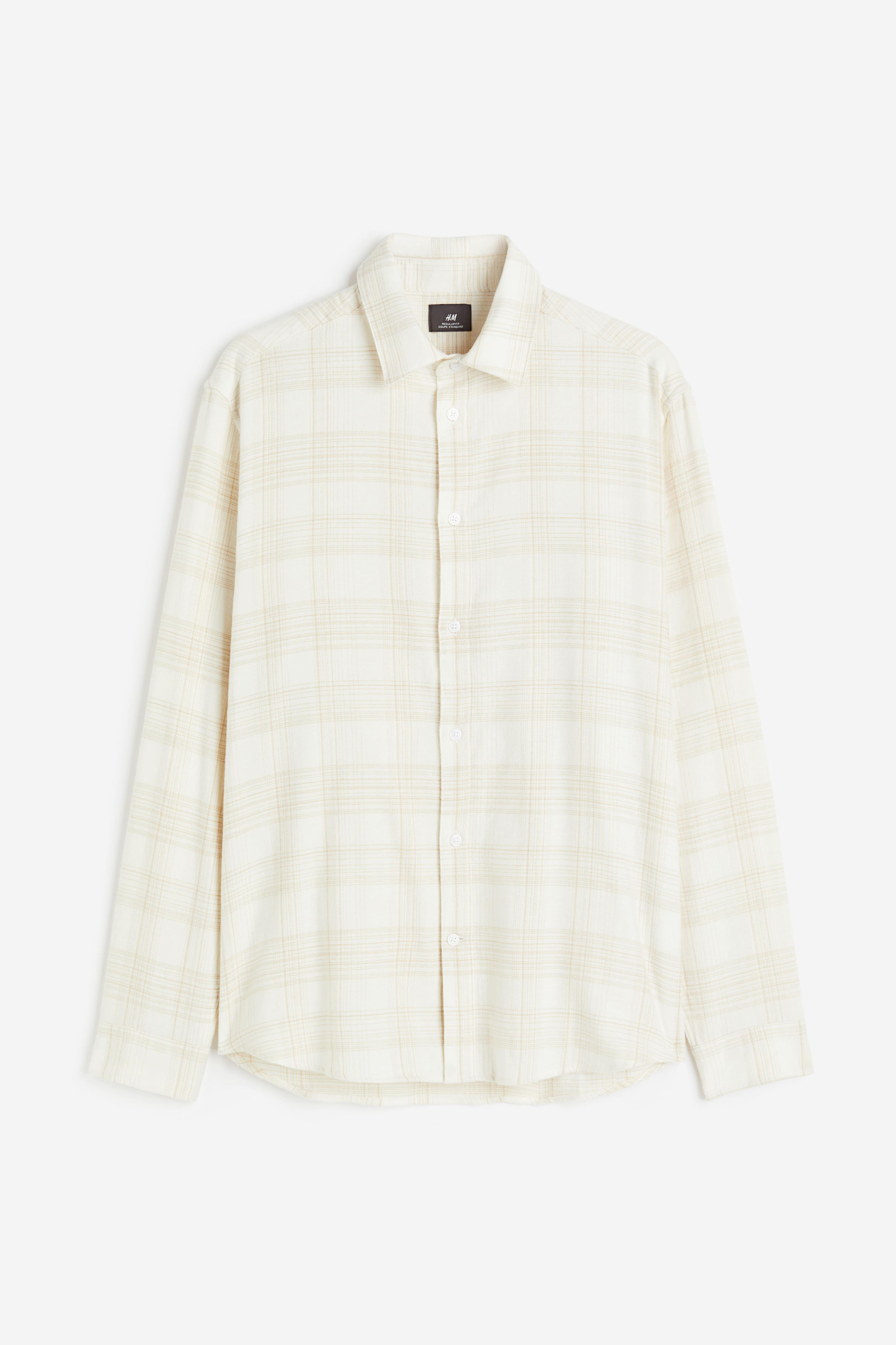 Regular Fit Flannel Shirt Product Image