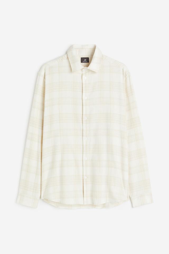 Regular Fit Flannel Shirt Product Image