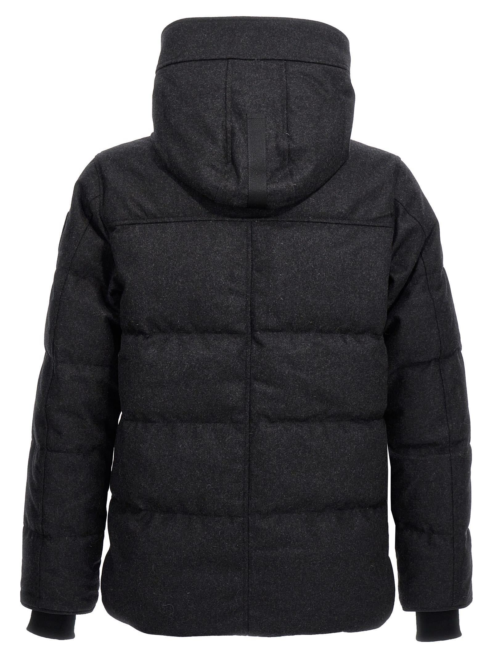 CANADA GOOSE 'padded Hooded Down Jacket With Long Sleeves' In Gray Product Image