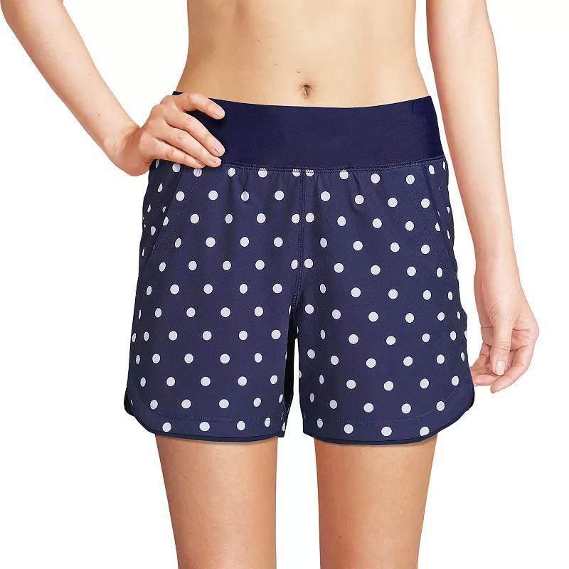 Womens Lands End 5 Quick Dry Swim Shorts With Panty Product Image