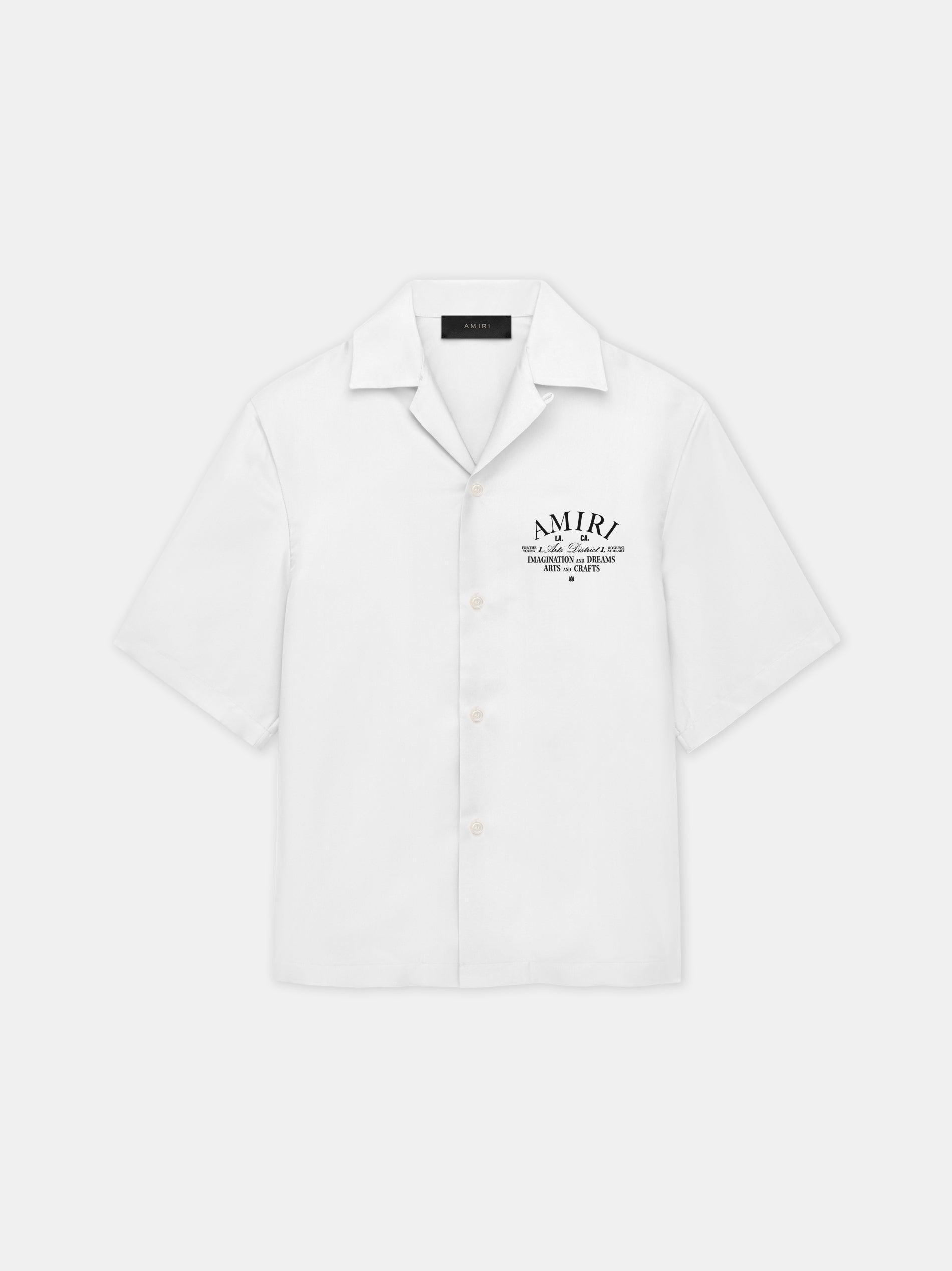 ARTS DISTRICT CAMP SHIRT - White Male Product Image