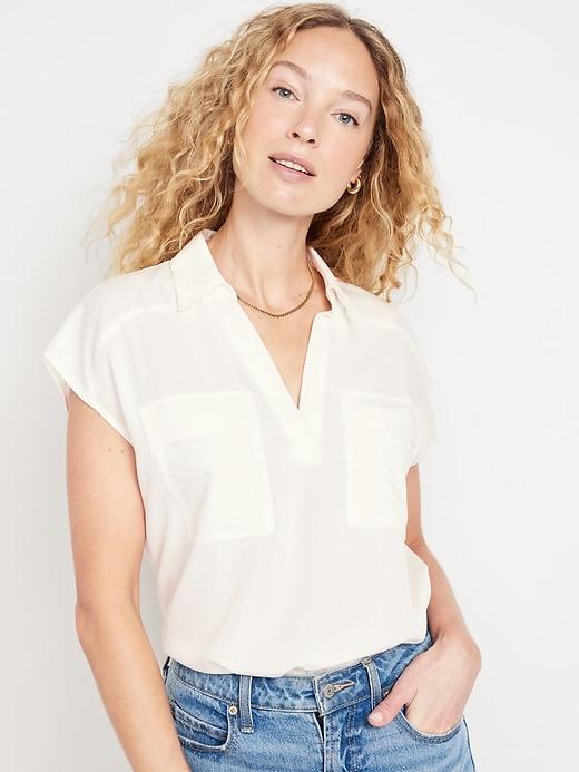 Dolman-Sleeve Utility Top Product Image