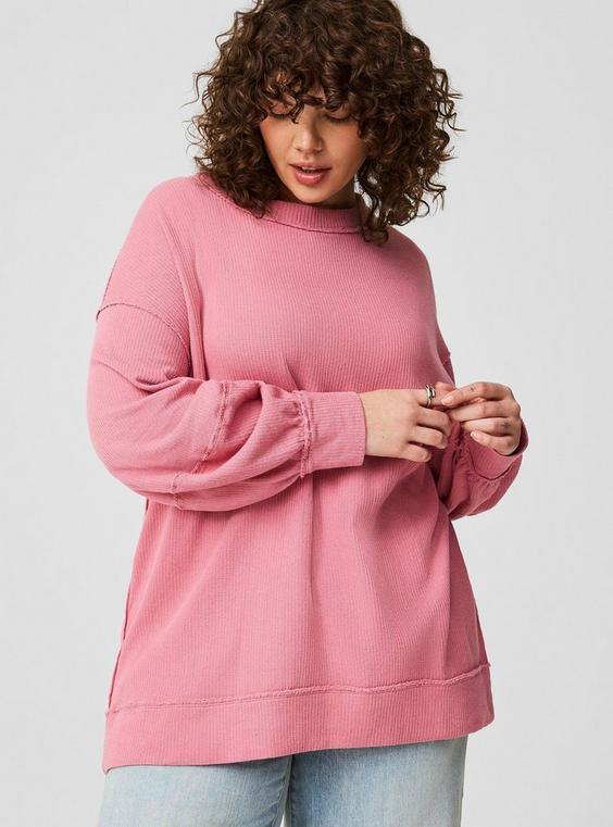 Oversized Crew Sweatshirt Product Image