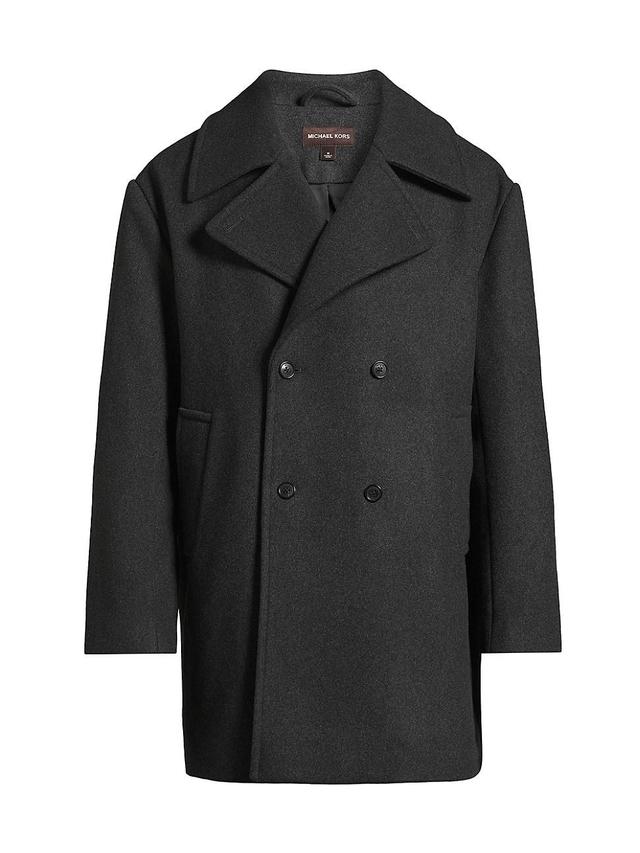 Mens Oversized Wool Peacoat Product Image