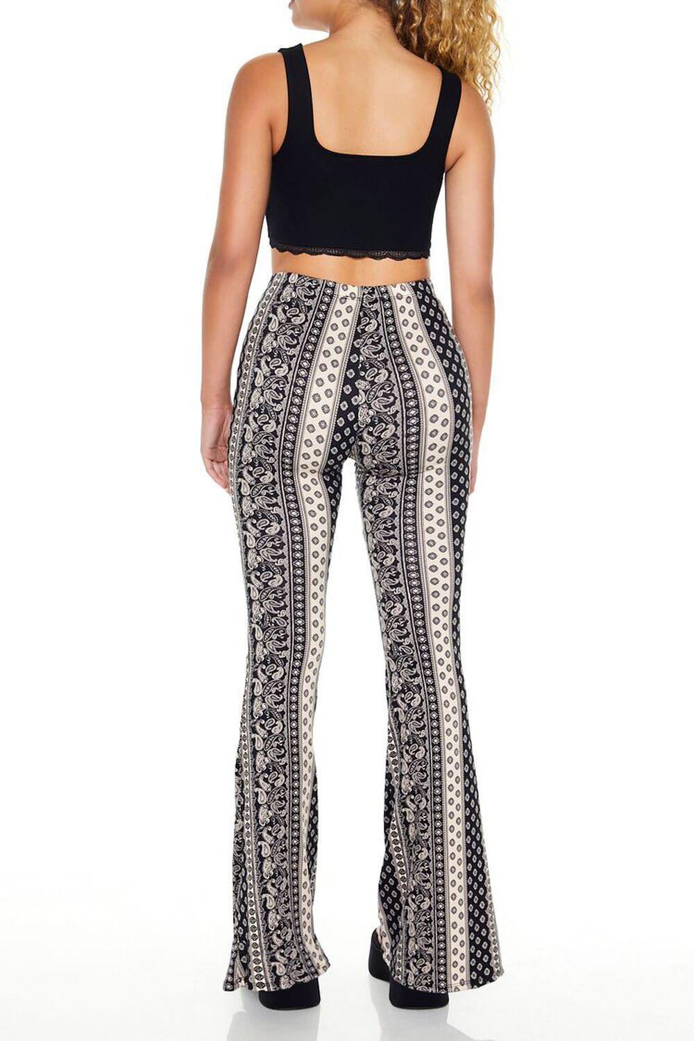 Ornate Print Flare Pants | Forever 21 Product Image