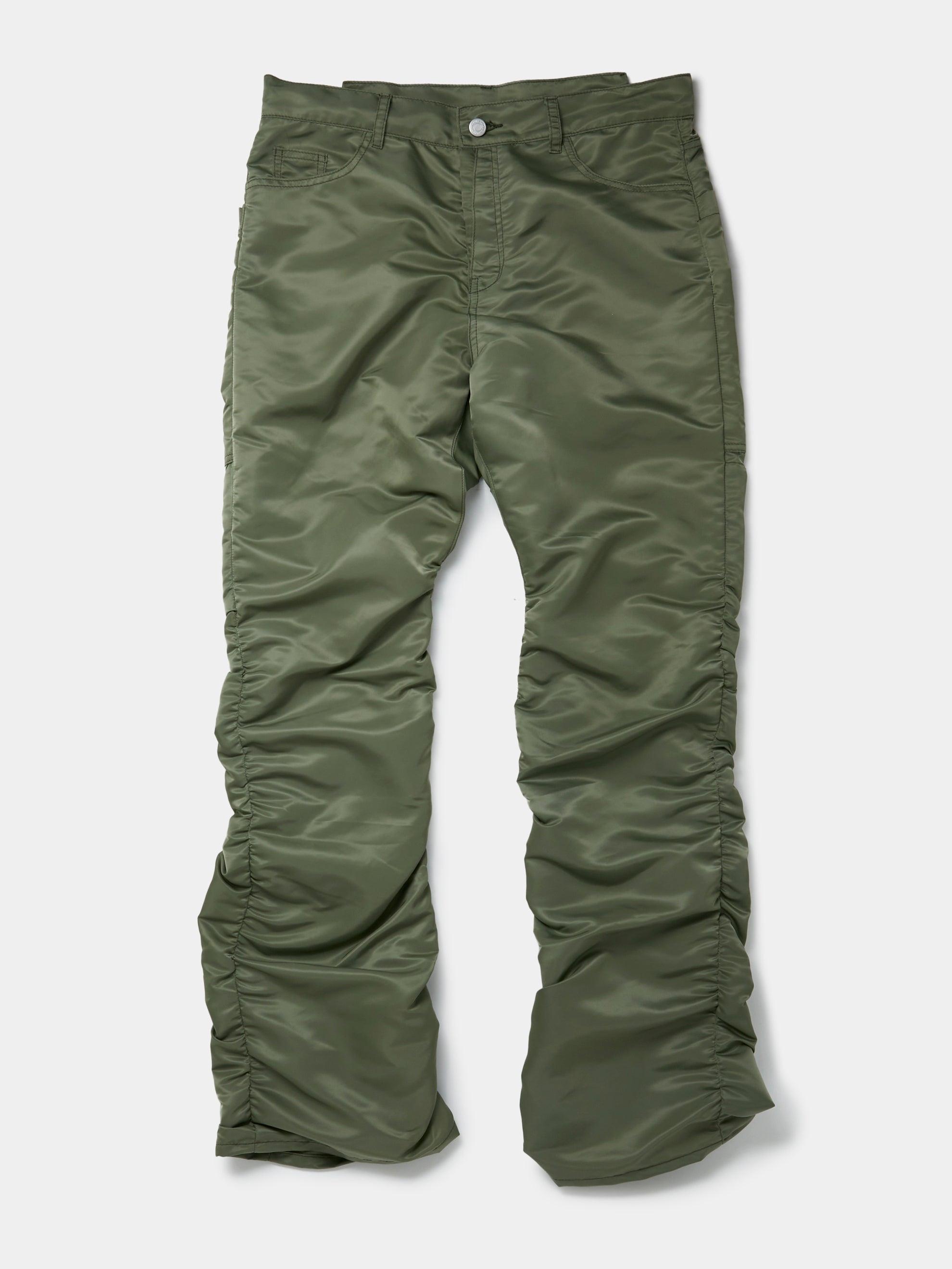 Shirred Kickflare Trousers Product Image