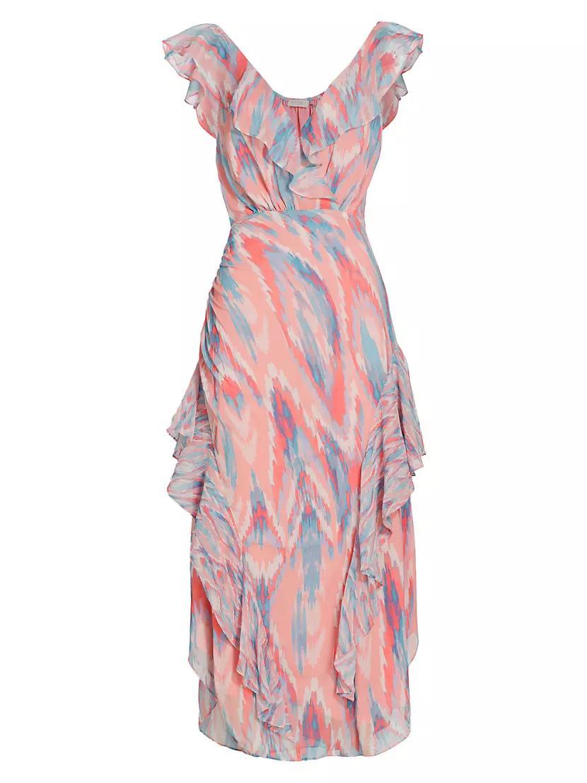 Anika Ruffled Printed Maxi Dress Product Image