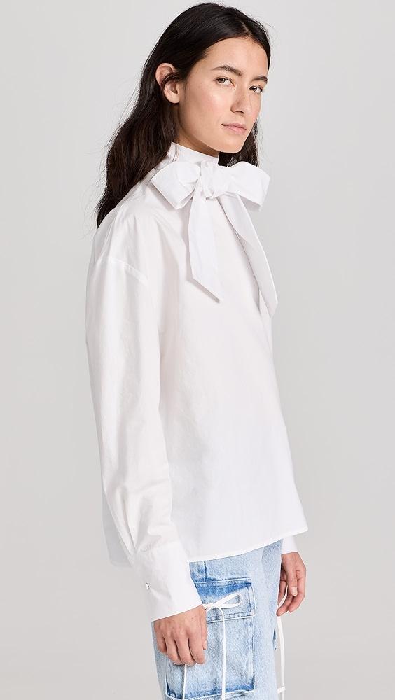 Tanner Fletcher Laurence Pussybow Shirt | Shopbop Product Image