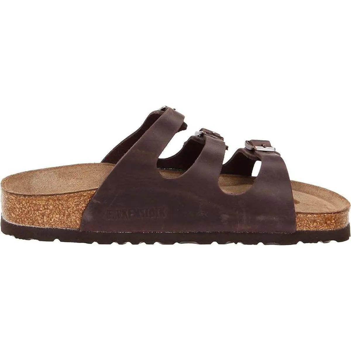 Birkenstock Florida Soft Footbed - Oiled Leather (Habana Oiled Leather) Women's Sandals Product Image