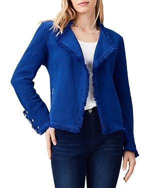 NIC+ZOE Fringe Mix Jacket (Mist) Women's Coat Product Image