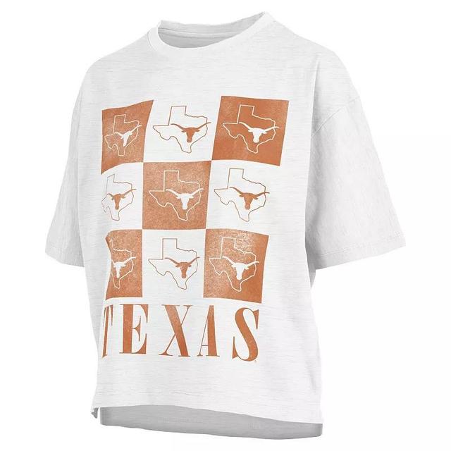 Womens Pressbox Texas Longhorns Motley Crew Andy Waist Length Oversized T-Shirt Product Image