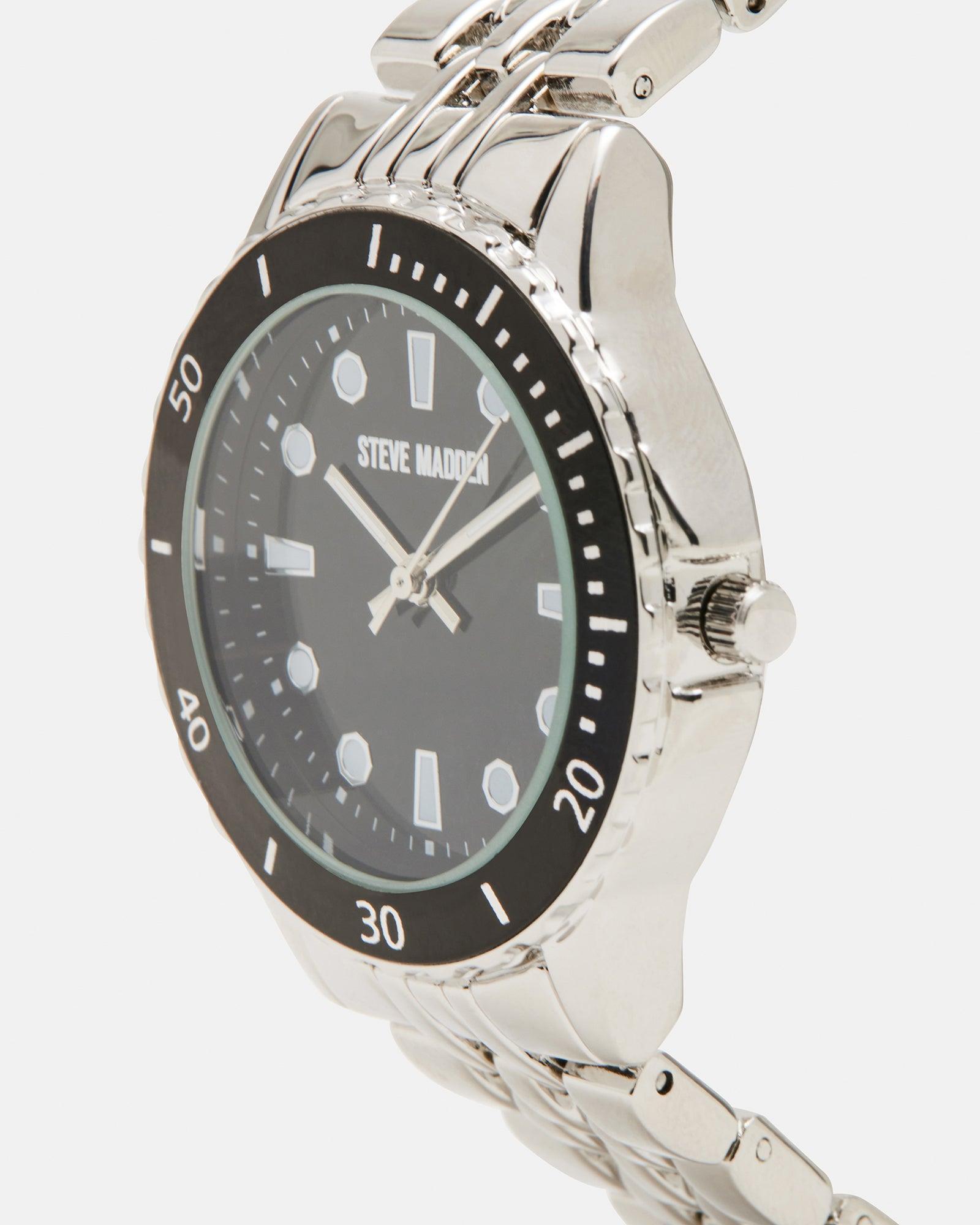 CLASSIC STATEMENT WATCH BLACK/SILVER Female Product Image