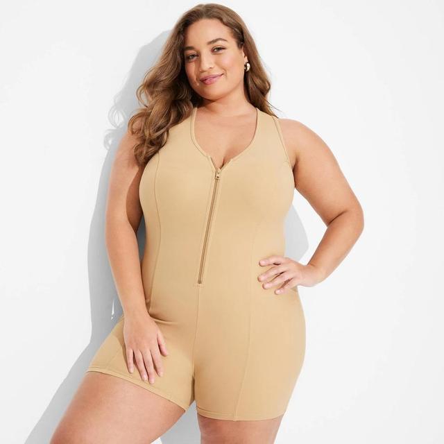 Womens Game Day Romper - Wild Fable Gold 2X Product Image