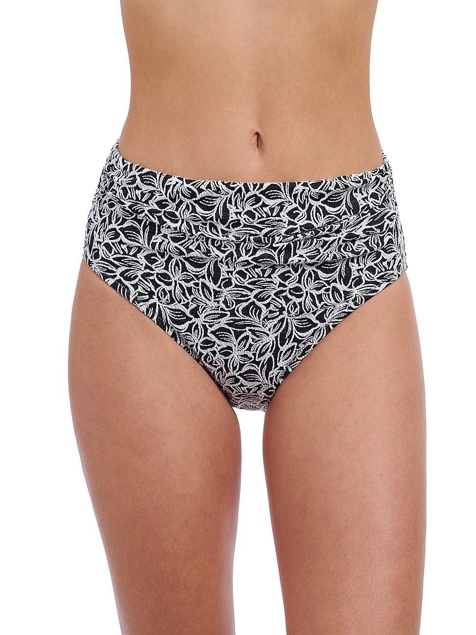 Womens Plumeria Floral Bikini Bottom Product Image