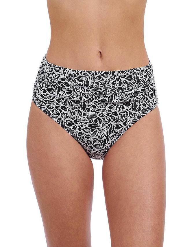 Womens Plumeria Floral Bikini Bottom Product Image