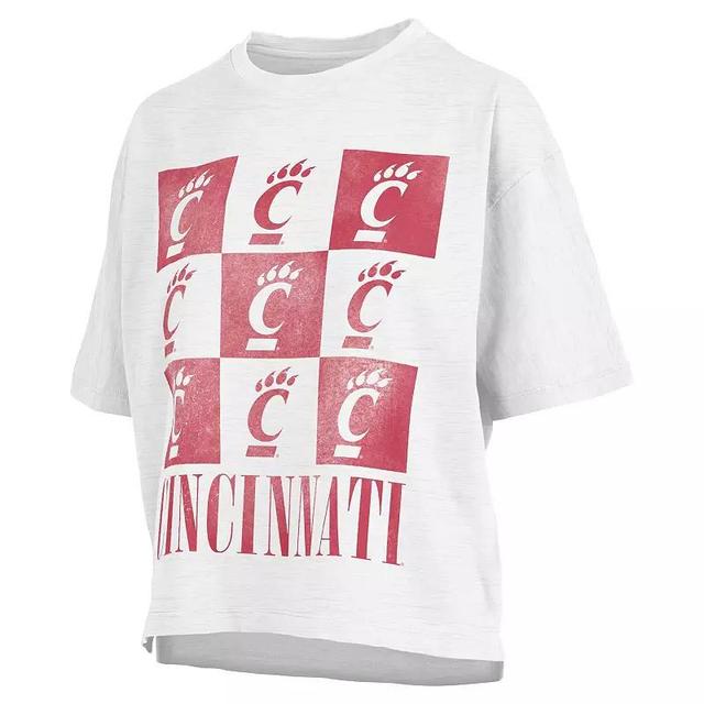 Womens Pressbox Cincinnati Bearcats Motley Crew Andy Waist Length Oversized T-Shirt Product Image