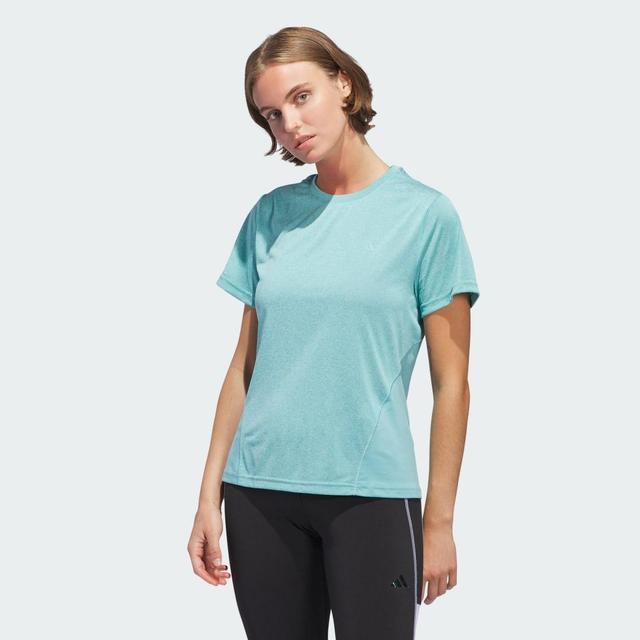 adidas Designed for Training Tee Purple Burst Mel XL Womens Product Image