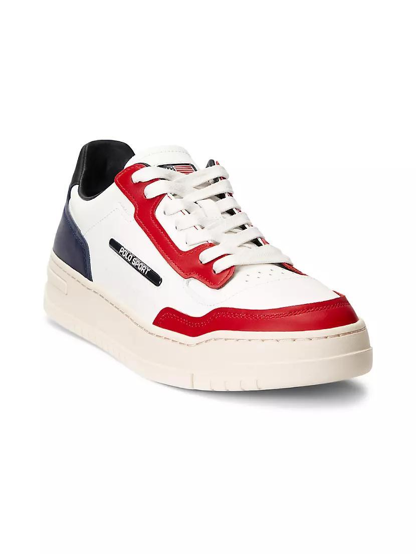 PS 300 Retro Leather Sneakers Product Image