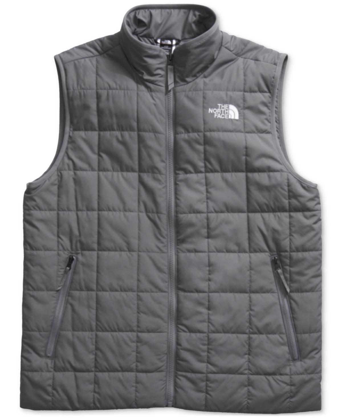 The North Face Mens Junction Zip-Front Insulated Vest - Smoked Pearl Product Image