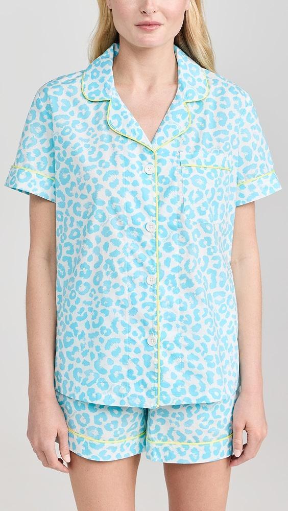 BedHead PJs Cotton Poplin Short Sleeve Shorty PJ Set | Shopbop Product Image