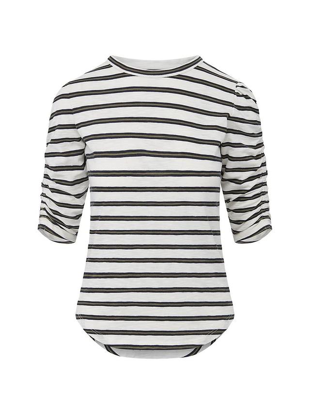 Womens Waldorf Striped Cotton T-Shirt Product Image