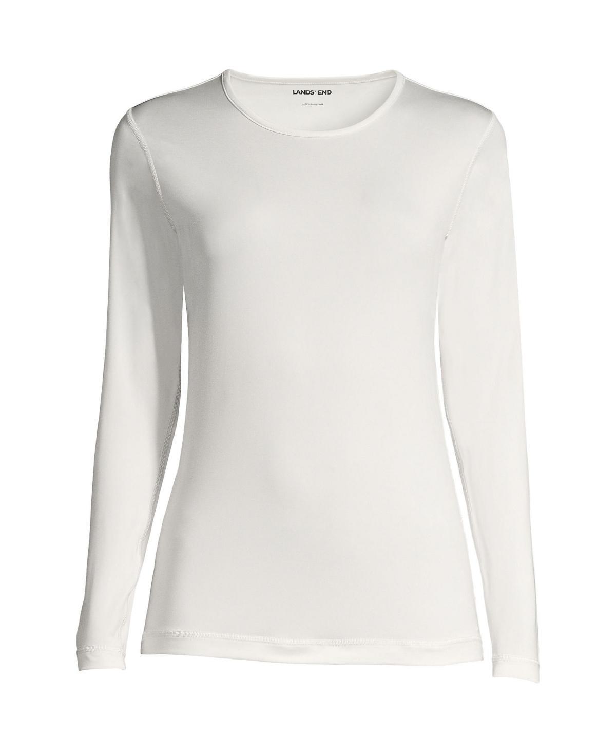 Petite Lands End Thermaskin Heat Crewneck Undershirt, Womens Product Image