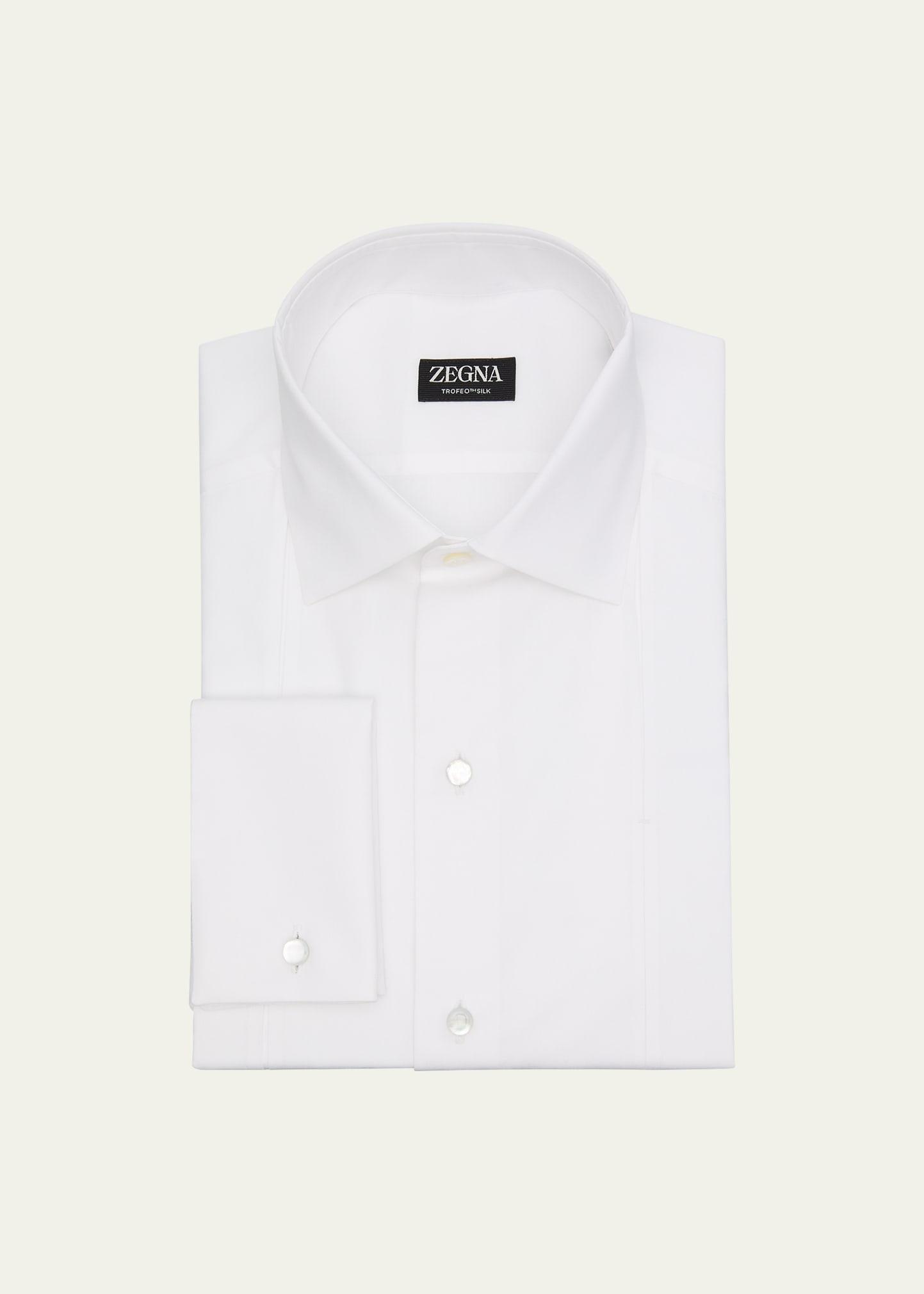 Mens Trofeo Silk Dress Shirt Product Image