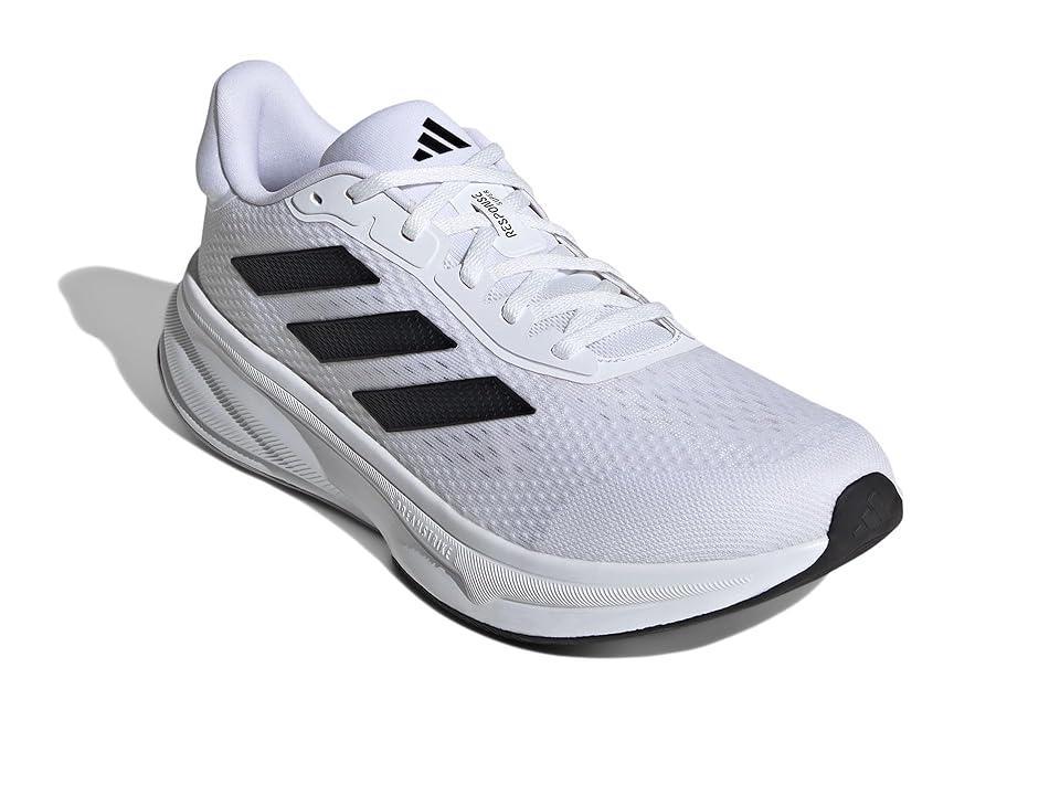 adidas Running Response Super Black/Halo Silver) Men's Shoes Product Image