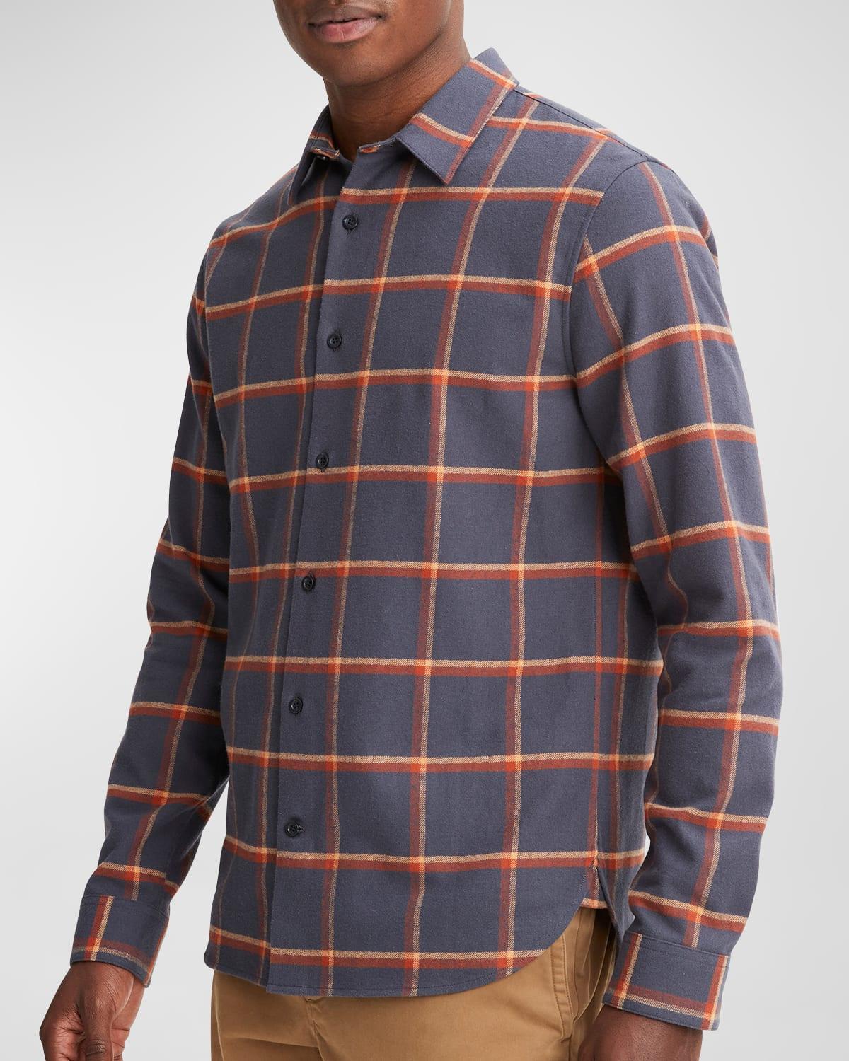 Vince Skipton Plaid Flannel Button-Up Shirt Product Image