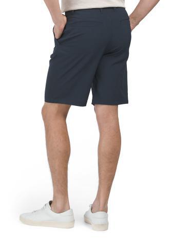 Zip Cargo Pocket Hybrid Shorts for Men | Polyester/Spandex Product Image