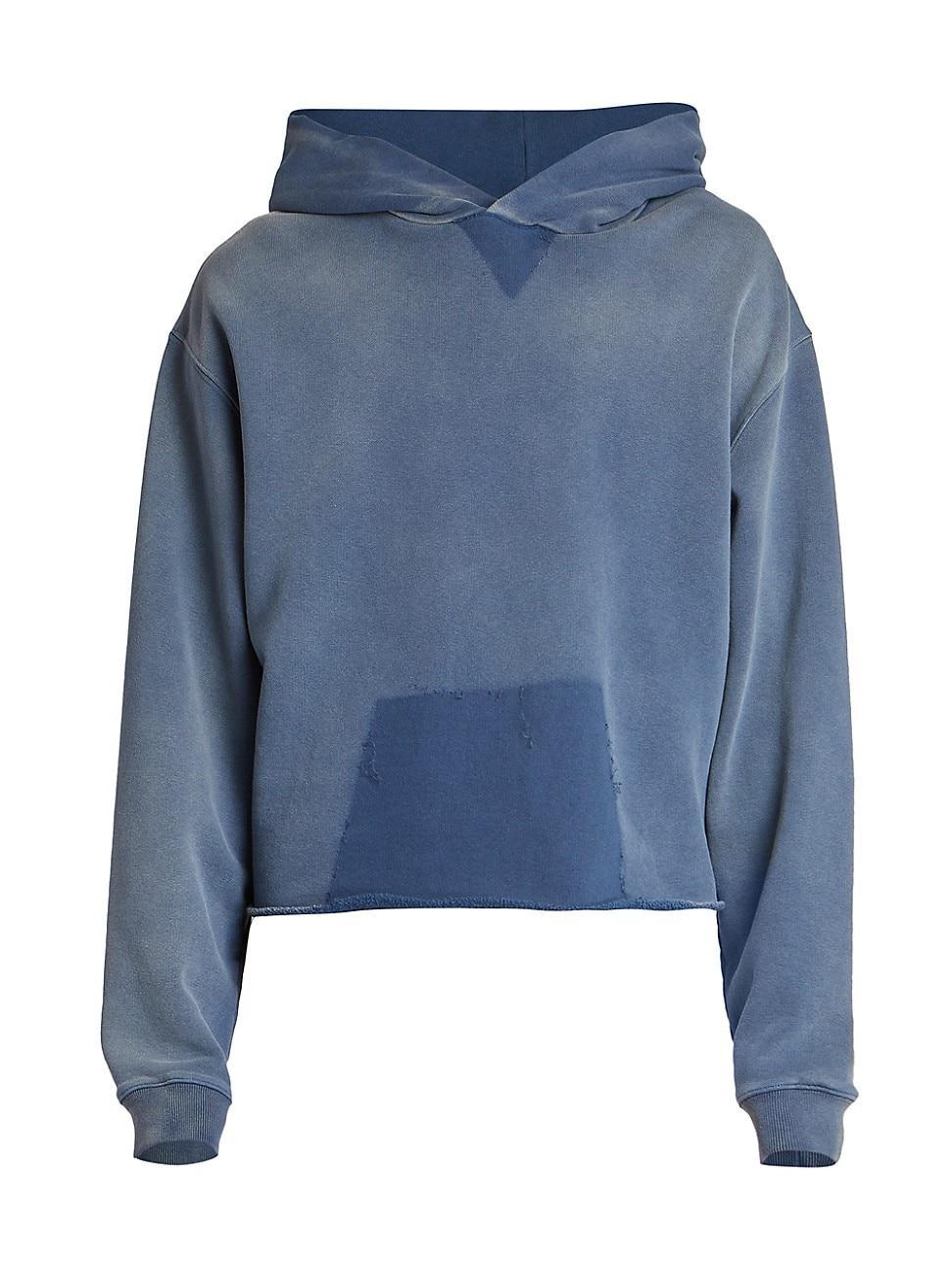 Mens Faded Hooded Sweatshirt Product Image