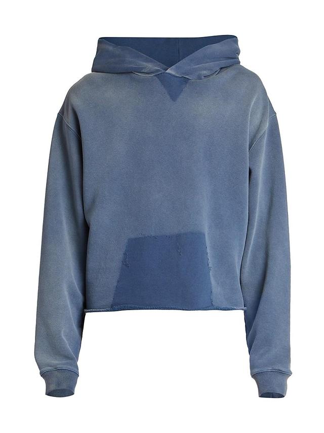 Mens Faded Hooded Sweatshirt Product Image