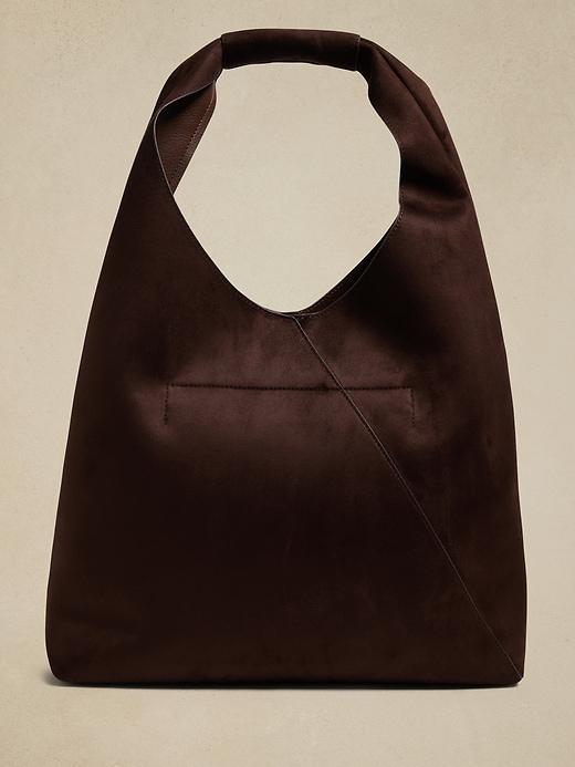 Vegan Leather Slouchy Tote Product Image