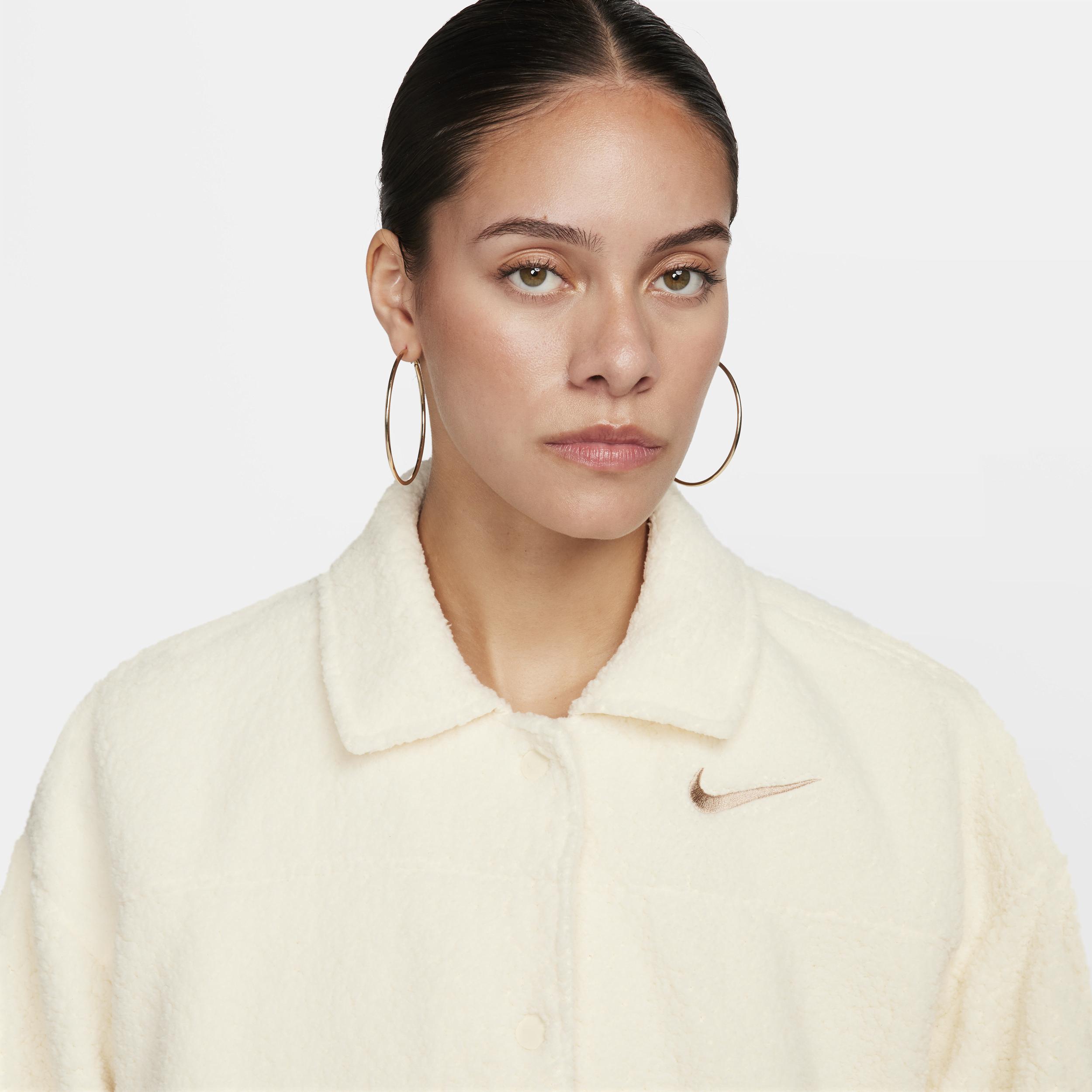 Women's Nike Sportswear Collared High-Pile Jacket  Product Image