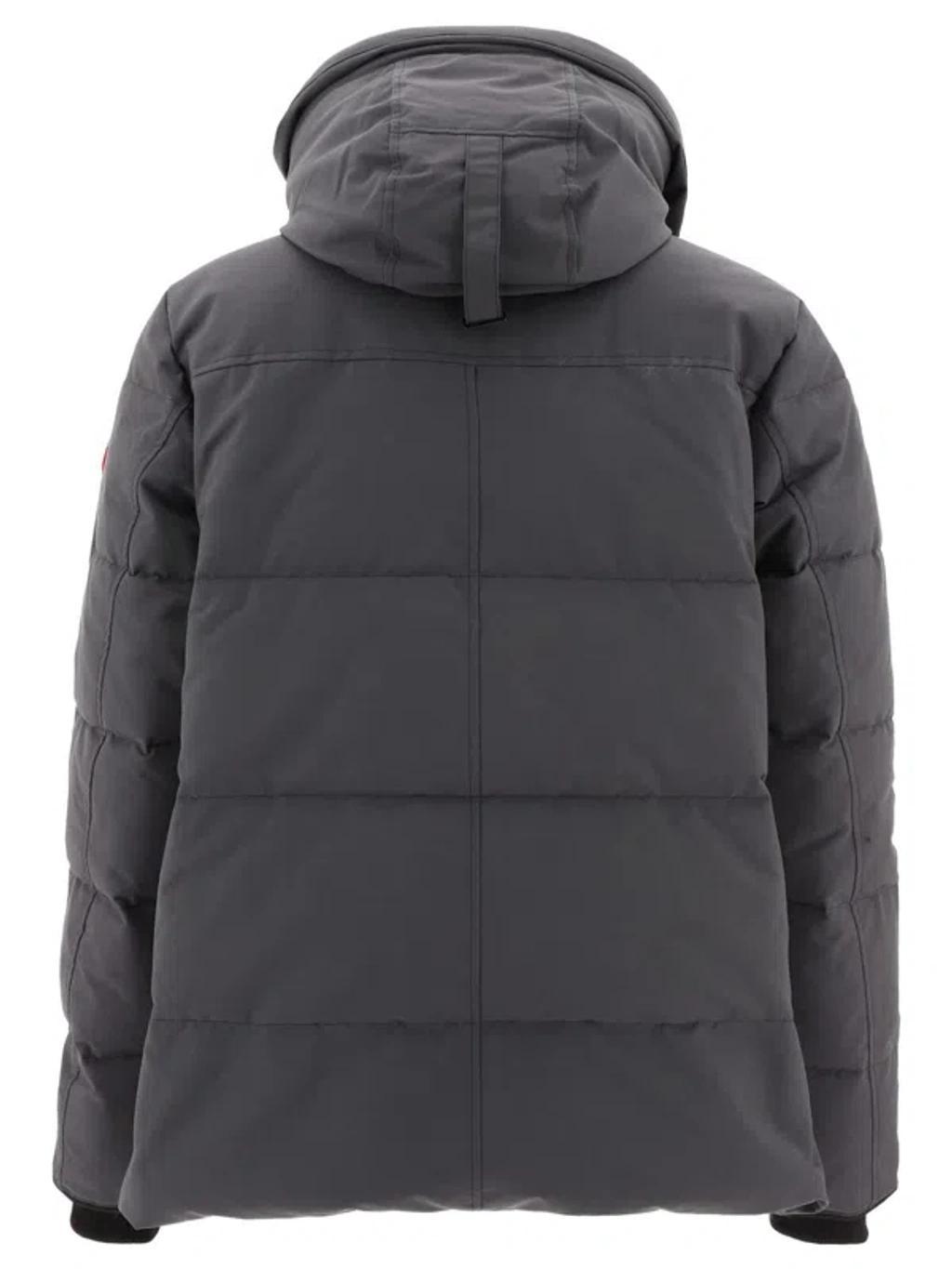 CANADA GOOSE Wyndham Coats Grey In Black Product Image