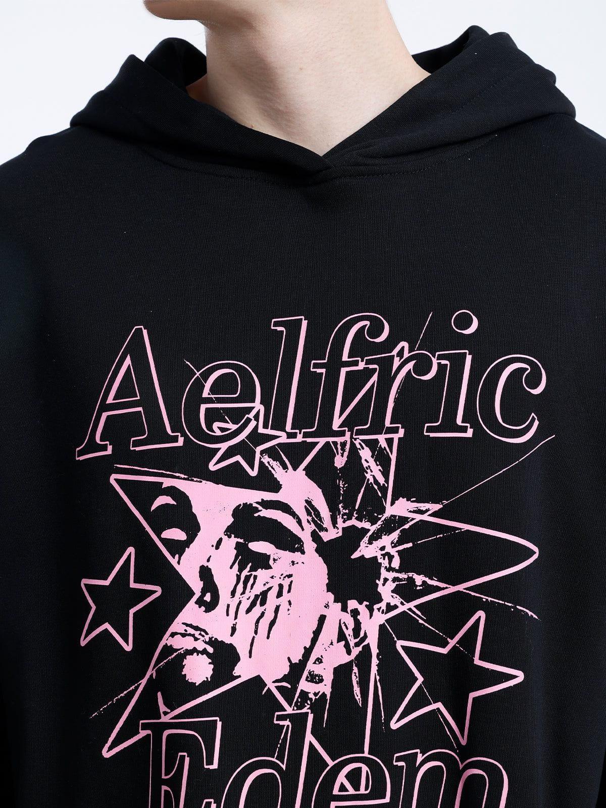 Aelfric Eden Star Human Face Print Hoodie Product Image