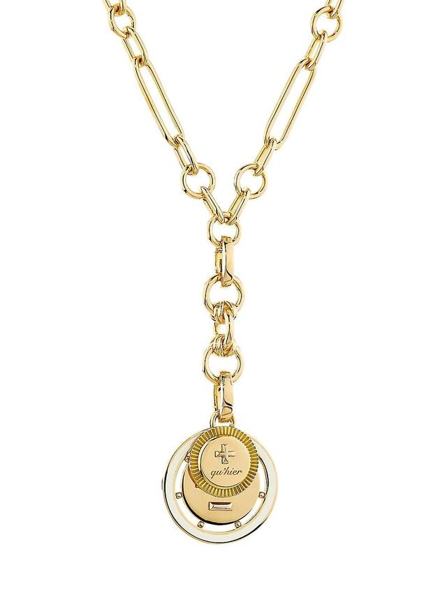 Womens Ever Growing Vivacity 18K Yellow Gold & Ceramic Pendant Necklace Product Image