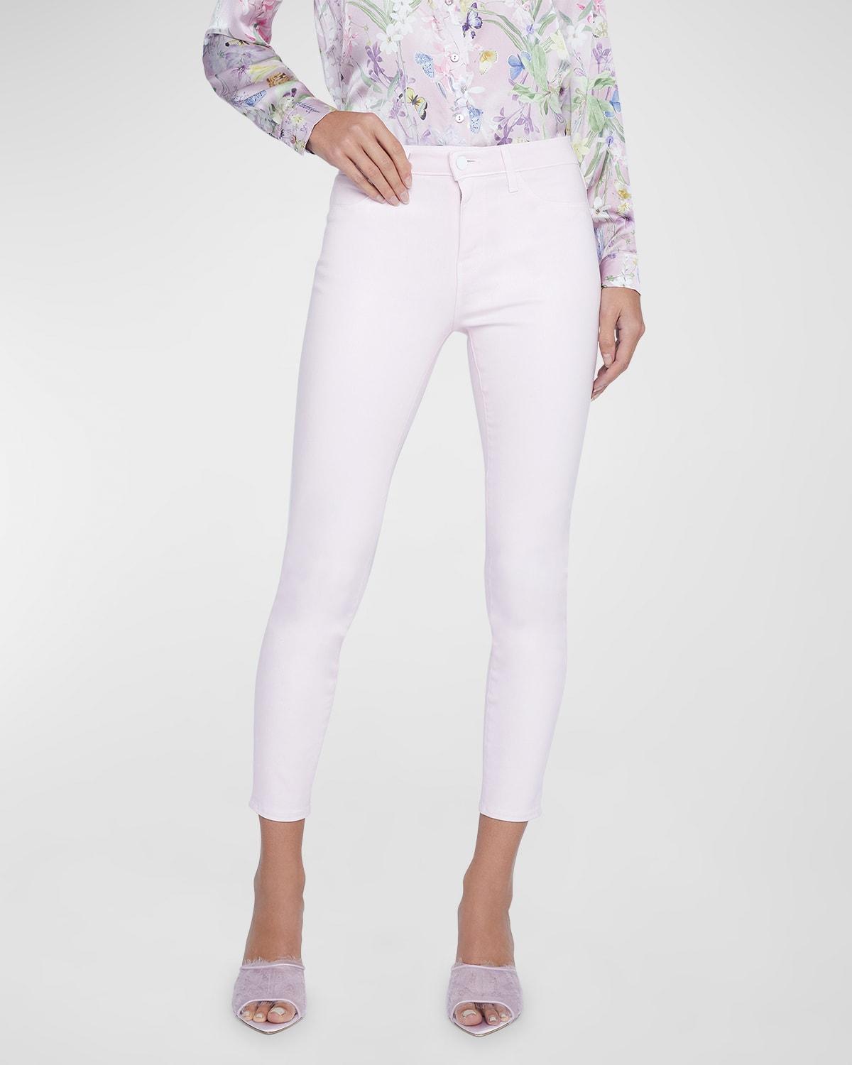 L'AGENCE Margot High Rise Skinny Mix in Nude. - size 24 (also in 23) Product Image