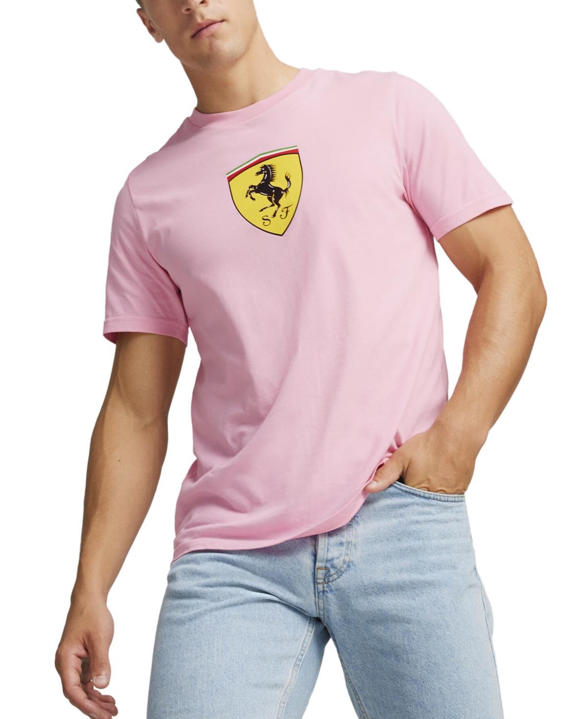 Men's Ferrari Race Big Shield Short Sleeve Graphic T-Shirt Product Image