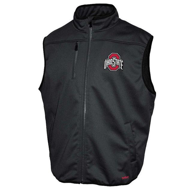 Mens Ohio State Buckeyes Zip Up Softshell Vest Product Image