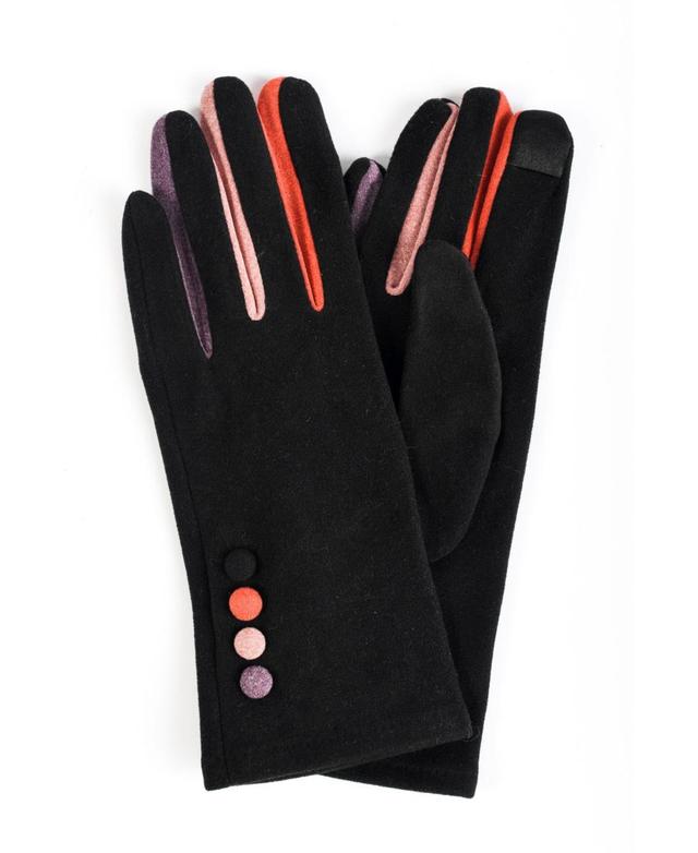 Marcus Adler Womens Finger Pop Color Jersey Touchscreen Glove Product Image