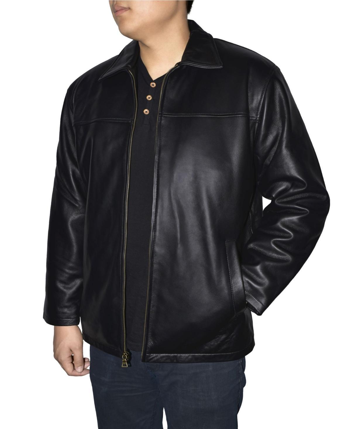 Victory Sportswear Retro Leather Mens Full Zip Jacket Product Image